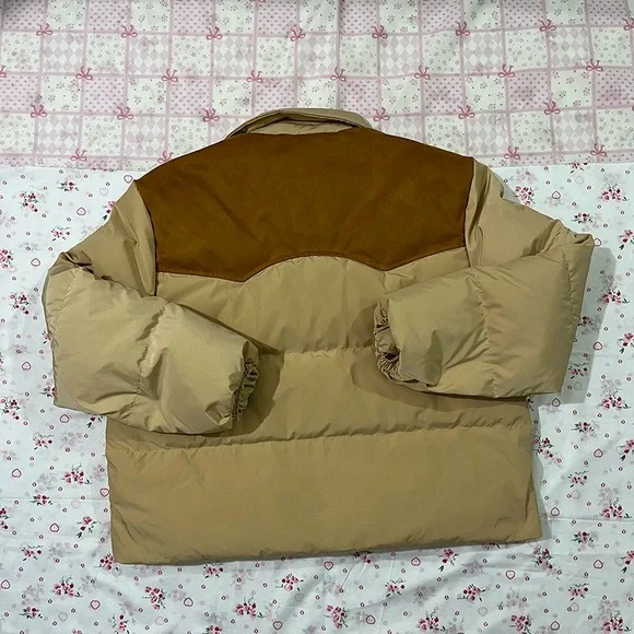 Miu Miu Patchwork Lapel Down Jacket - Picture 11 of 13